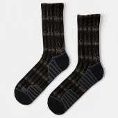 Deko aus Schwarz und Gold Socken (Links)