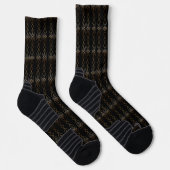 Deko aus Schwarz und Gold Socken (Rechts)