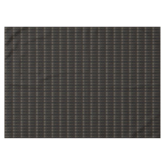 Deko aus Schwarz und Gold Tischdecke (Vorderseite (Horizontal))