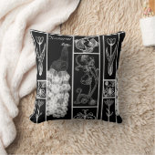 Deko aus Schwarz und Weiß, individuell anpassbar Kissen (Decke)