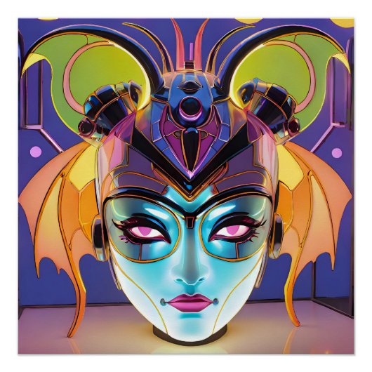 Deko Bat Lady Lantern (Vorderseite)