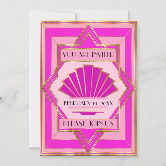 Deko Besondere Anlass Einladung (Vorderseite)