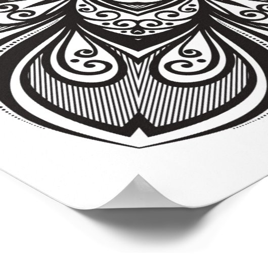 Deko Black Square Inspiriert 2 (Ecke)