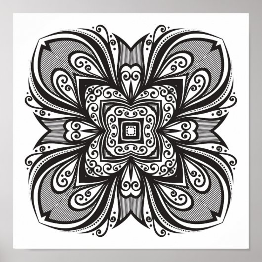 Deko Black Square Inspiriert 2 (Vorne)