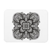 Deko Black Square Inspiriert Magnet (Horizontal)