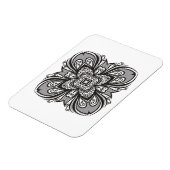 Deko Black Square Inspiriert Magnet (Linke Seite)