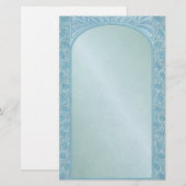 Deko Blue - Stationery Briefpapier (Vorne/Hinten)