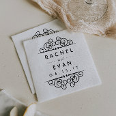 Deko Blühe Personalisierte Hochzeit Serviette