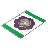 Deko-Blume Notizblock (Linke Seite)