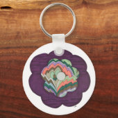 Deko Blume Schlüsselanhänger (Vorderseite)