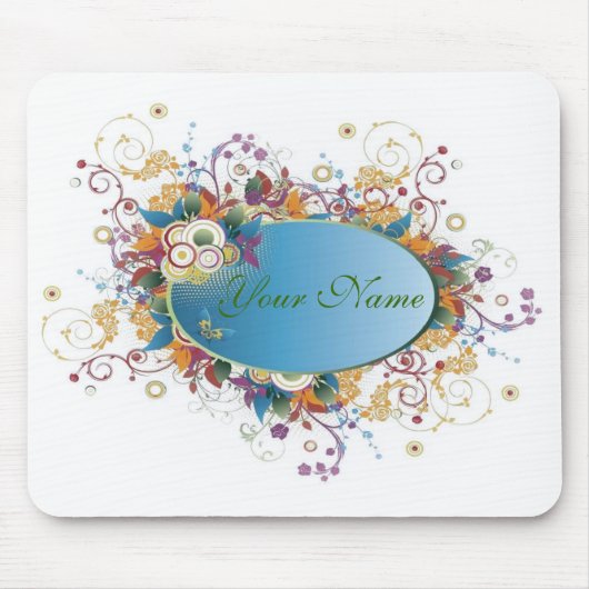 Deko Blumenmousepad Mousepad (Vorne)