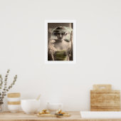 Deko Braut eingefärbter Schleier (Küche)