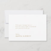 Deko | Burgundy Wedding Flat Foto Dankeskarte (Rückseite)