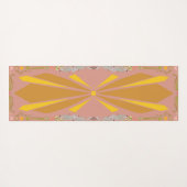 Deko Burst + Patina Blume Yogamatte (Rückseite (Horizontal))