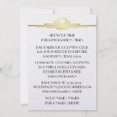 Deko Champagne Celebration Einladung (Rückseite)