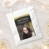 Deko Chevrons | 2 Foto Graduation Party Geschenktütchen (Ausgeschnitten)