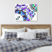 Deko Cogs Canvas Print (Insitu (Schlafzimmer))