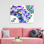 Deko Cogs Canvas Print (Insitu (Wohnzimmer))