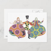 Deko Dancers Postkarte (Vorne/Hinten)