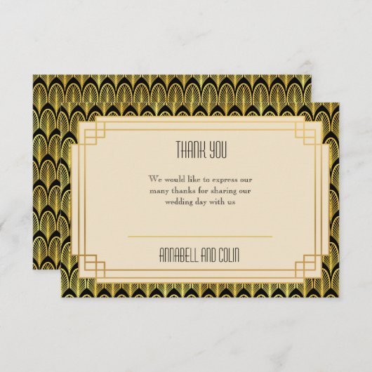 Deko danke Karte (Vorne/Hinten)