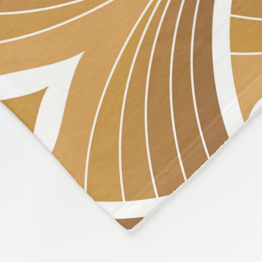 Deko der klassischen Kunst: geometrisches Muster. Fleecedecke (Ecke)