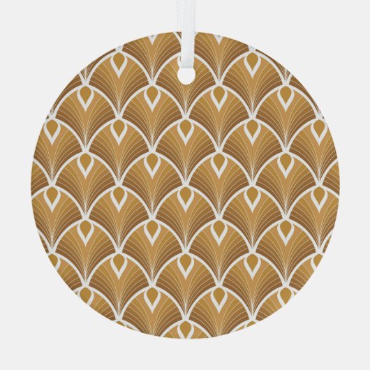 Deko der klassischen Kunst: geometrisches Muster. Ornament Aus Glas (Rückseite)