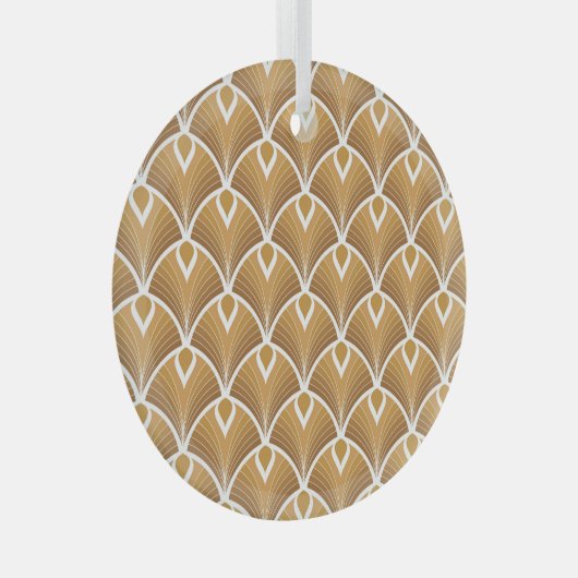 Deko der klassischen Kunst: geometrisches Muster. Ornament Aus Glas (Vorderseite Rechts)