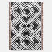 Deko-Design in Schwarz-Weiß Decke (Vorderseite Vertikal)