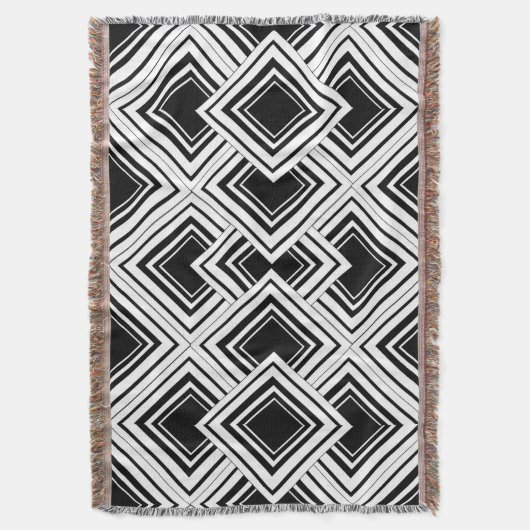 Deko-Design in Schwarz-Weiß Decke (Vorderseite Vertikal)