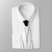 Deko-Design in Schwarz-Weiß Krawatte (Gebunden)