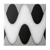 Deko-Design Schwarz-Weiß Fliese (Vorderseite)