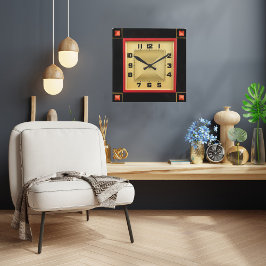 Deko Design Wall Clock Quadratische Wanduhr