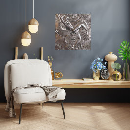 Deko Design Wall Clock Quadratische Wanduhr