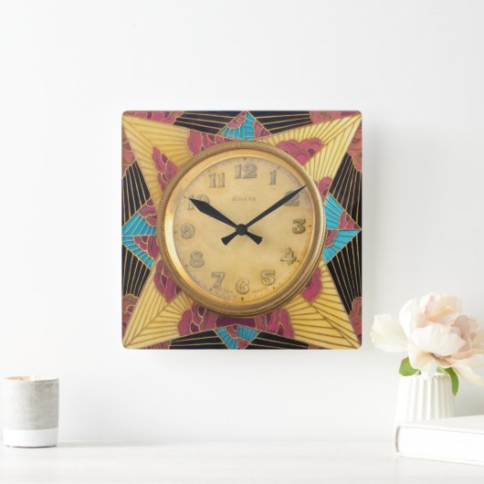 Deko Design Wall Clock Quadratische Wanduhr (Zuhause)