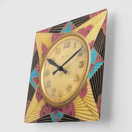 Deko Design Wall Clock Quadratische Wanduhr (Winkel)