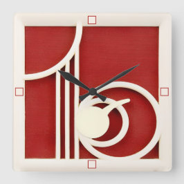 Deko Design Wall Clock Quadratische Wanduhr