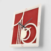 Deko Design Wall Clock Quadratische Wanduhr (Winkel)