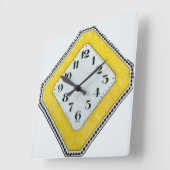 Deko Design Wall Clock Quadratische Wanduhr (Winkel)