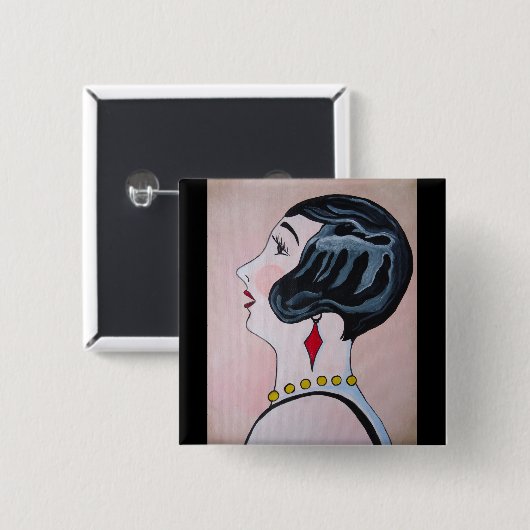 Deko Diva Button (Vorne & Hinten)