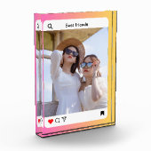 Deko eines benutzerdefinierten Fotos (Links)