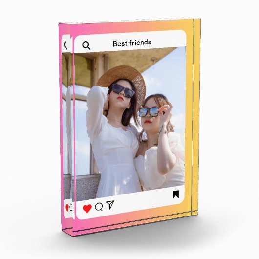 Deko eines benutzerdefinierten Fotos (Links)