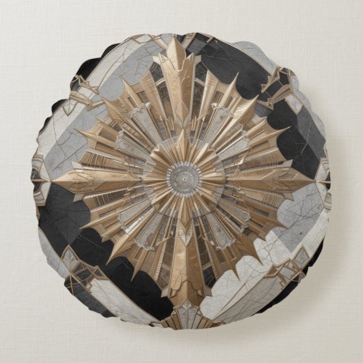 Deko Elegance Rundes Kissen (Vorderseite)