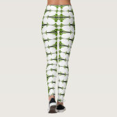 Deko-Element in moogrünen Leggings (Rückseite)