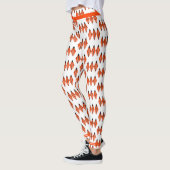 Deko-Element in tieforangen Leggings (Links)