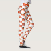 Deko-Element in tieforangen Leggings (Rechts)