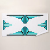 Deko-Elemente in aquamarin grün Badehandtuch (Badehandtuch)