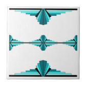 Deko-Elemente in aquamarin grün Fliese (Vorderseite)