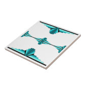 Deko-Elemente in aquamarin grün Fliese (Seite)