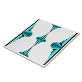 Deko-Elemente in aquamarin grün Fliese (Seite)