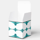 Deko-Elemente in aquamarin grün Geschenkschachtel (Geöffnet)